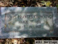 Mary Frances "fannie" Barnett Chowning