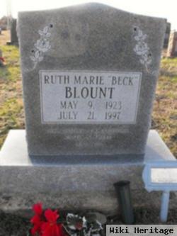 Ruth Marie Beck Blount