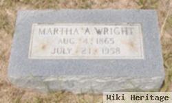 Martha A Wright