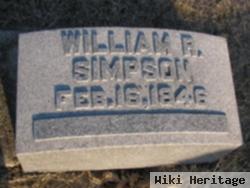 William R Simpson