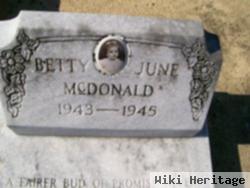 Betty June Mcdonald