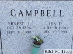 Ernest J Campbell