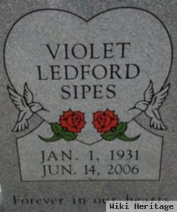 Violet Ledford Sipes