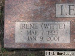 Irene W. Witte Leavitt