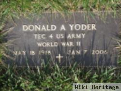 Donald A Yoder