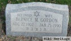 Bernice M. Gordon