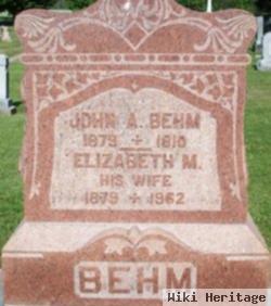 Elizabeth "lizzie" Webster Behm