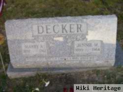 Jennie M Kiser Decker