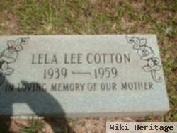Lela Lee Cotton