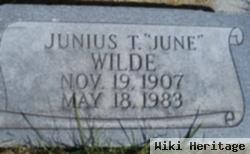 Junius T "june" Wilde