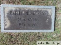 Bettie Henderson