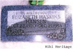 Marcella Elizabeth Haskins Hansen