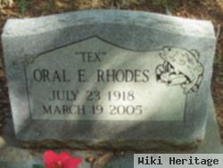 Oral E "tex" Rhodes