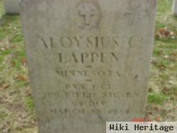 Pvt Aloysius Charles Lappen