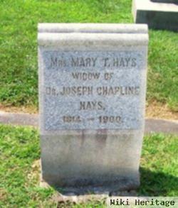 Mary T. Hays