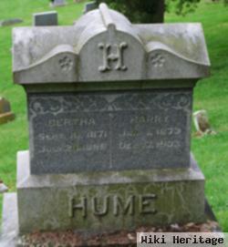 Dr Harry C Hume