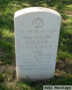 1Lt Madison Eugene Gillaspey