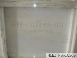 Effie A Tyler Hansell