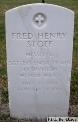 Fred Henry Stoff