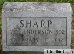 Mary E. Sitton Sharp