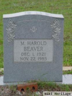 M Harold Beaver