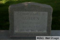 Commodore P. Burden