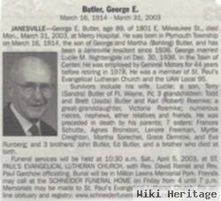 George E Butler