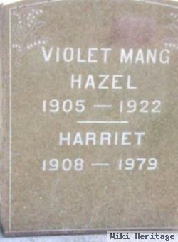 Violet E. Mang Hazel