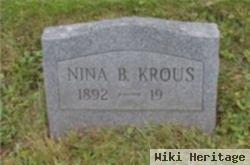 Nina B Krous