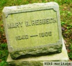 Mary B Rebbeck