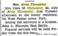 Cora M. Ebersole Chronister