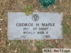 George M Maple