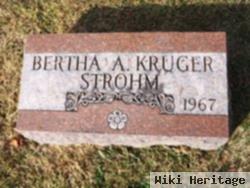 Bertha A Miller Strohm