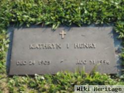 Kathryn I. Henry