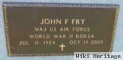 Maj John Frederick Fry