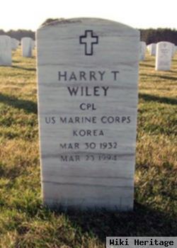 Harry T Wiley