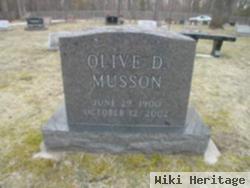 Olive "ollie" Dean Musson