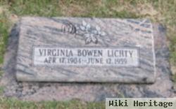 Virginia Bowen Lichty