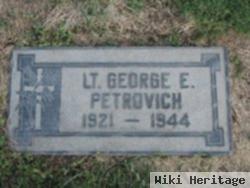 George E Petrovich