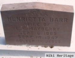 Henrietta Barr Mayberry