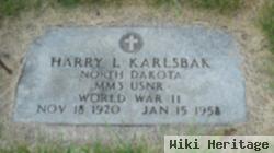 Harry L Karlsbak