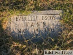 Everette Oscoe Vann