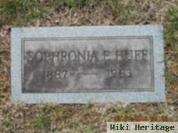 Sophronia E Huff