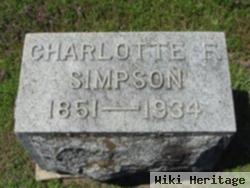 Charlotte F. Vincent Simpson