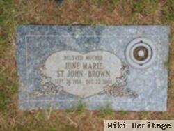 June Marie St. John Brown