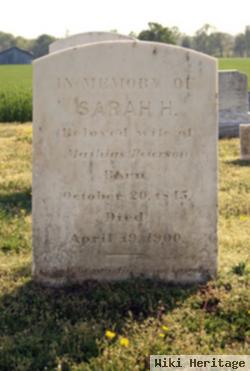 Sarah H. Peterson