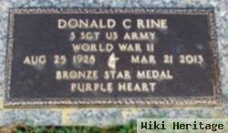 Sgt Donald C. Rine