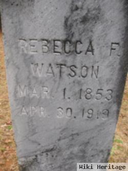 Rebecca F. "becca" Watson Watson