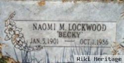 Naomi M "becky" Lockwood