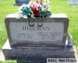 Martin W Hillman